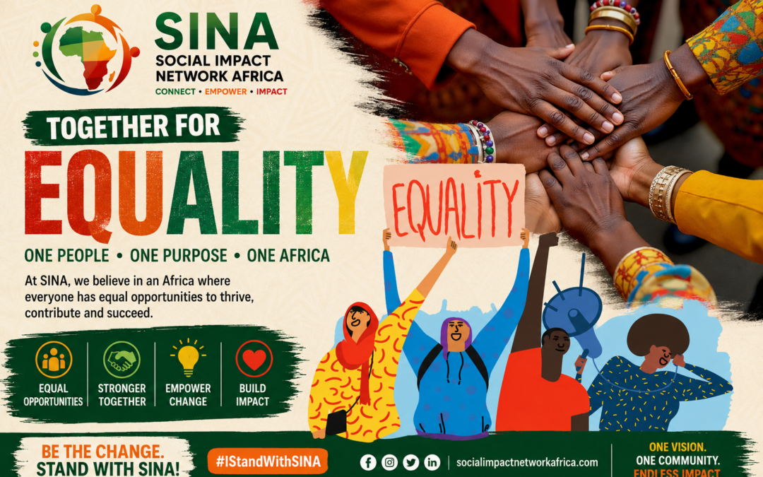 “I Stand With SINA” — 1 powerful Voice. One Africa. One Million Lives Impacted.